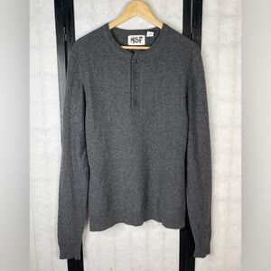 NSF Gray Henley Shirt